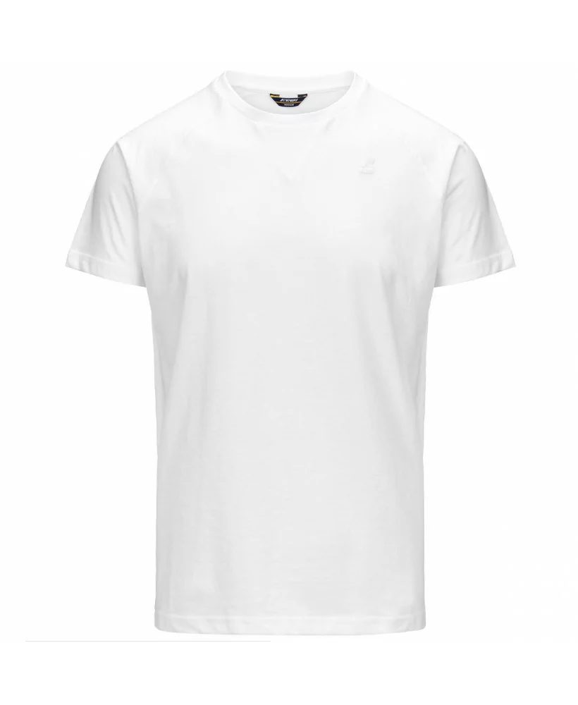 K-Way T-shirt manches raglan K-way en coton EDWING White - K0074Q0 001 - Vertigo