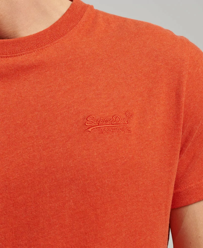 Acheter Superdry T-shirt Essential Logo en coton bio orange vif - M1011245A 5EG - Vertigo Store