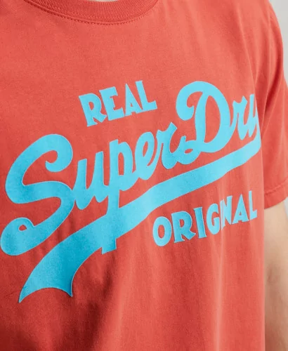 Acheter Superdry T-shirt Vintage Logo rouge américain -M1011478A 5OO à 34,99 €