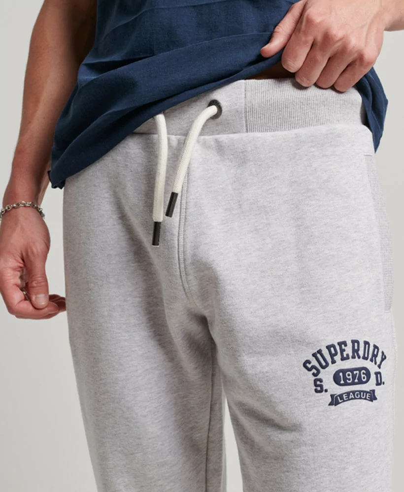 Acheter Superdry Pantalon de survêtement gris glacier chiné - M7010913A 5WB - Vertigo Store