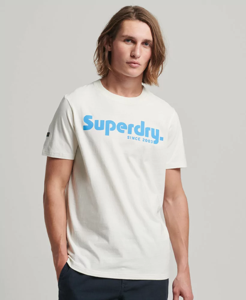 Acheter Superdry T-shirt classique Vintage Terrain Blanc cassé - M1011579A 71D - Vertigo Store