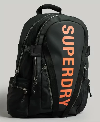 Acheter Superdry Sac à dos Mountain Tarp Graphic Noir/Orange vif - Y9110157A 8KX - Vertigo Store