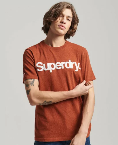 Acheter Superdry T-shirt classique Orange Arizona Poudré - M1011633A UR5 - Vertigo Store