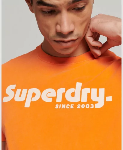 Acheter Superdry T-shirt classique Orange denver -M1011579A TSW à 39,99 €