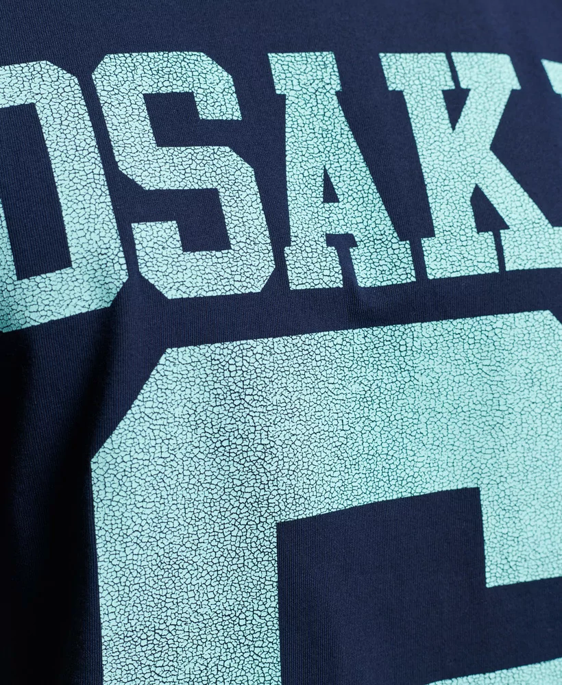 Superdry T-shirt classique Osaka Bleu Marine Intense - M1011688A ADQ - Vertigo