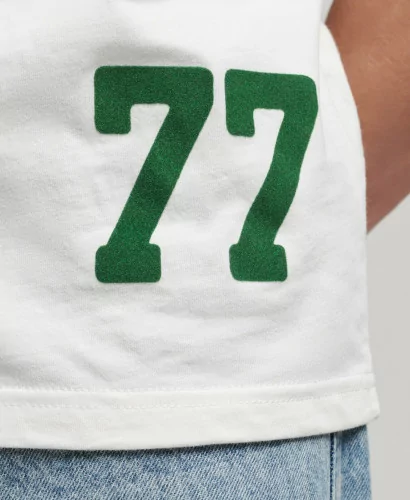 Acheter Superdry T-shirt Vintage Home Run Ecru -M1011469A 39E à 44,99 €