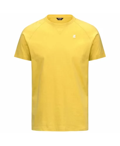 Acheter K-Way T-shirt Manches Raglan En Coton K-way Edwing Yellow Zafferano - K0074Q0 169