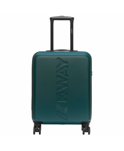 Valise K-way Format Cabine Trolley Small Green Petrol